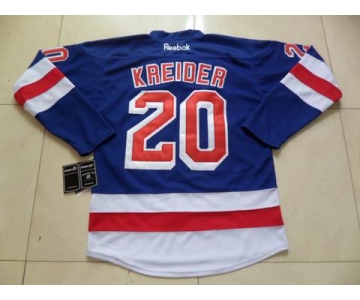 nhl jerseys new york rangers #20 kreider lt.blue[kreider]