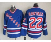 nhl jerseys new york rangers #22 bartner blue[bartner]