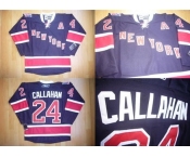 nhl jerseys new york rangers #24 callahan dk blue[85th]