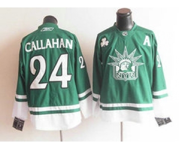 nhl jerseys new york rangers #24 callahan green