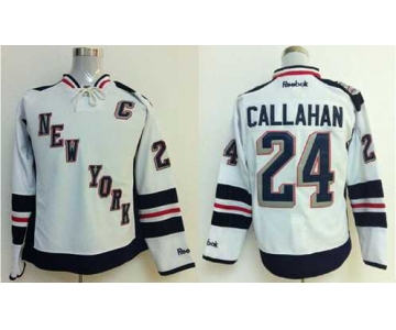 nhl jerseys new york rangers #24 callahan white[2014 new stadium][patch C]