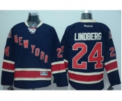 nhl jerseys new york rangers #24 lindberg dk.blue[lindberg]