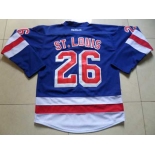 nhl jerseys new york rangers #26 st.louis blue