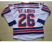 nhl jerseys new york rangers #26 st.louis white