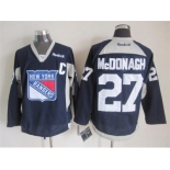 nhl jerseys new york rangers #27 mcdonagh blue[patch C][2015 new]