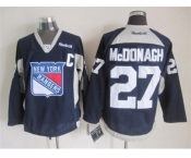 nhl jerseys new york rangers #27 mcdonagh blue[patch C][2015 new]