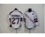 nhl jerseys new york rangers #27 mcdonagh white[patch C]