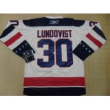 nhl jerseys new york rangers #30 lundovist white(2012 winter classic)