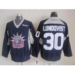 nhl jerseys new york rangers #30 lundqvist blue[2015 new]