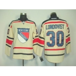 nhl jerseys new york rangers #30 lundqvist white[2011 new]