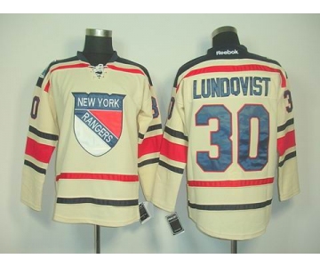 nhl jerseys new york rangers #30 lundqvist white[2011 new]