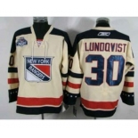 nhl jerseys new york rangers #30 lundqvist white(2012 winter classic)