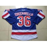 nhl jerseys new york rangers #36 zuccarello blue[2014 new stadium]