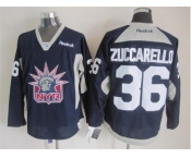 nhl jerseys new york rangers #36 zuccarello dark blue[new]