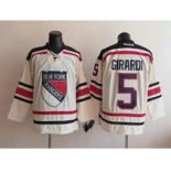 nhl jerseys new york rangers #5 girardi cream[2012 Winter Classic]