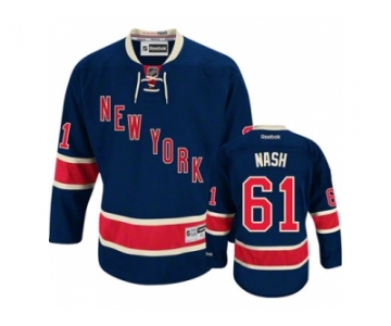 nhl jerseys new york rangers #61 nash dk.blue