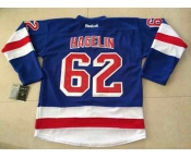 nhl jerseys new york rangers #62 hagelin blue