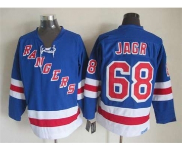 nhl jerseys new york rangers #68 jagr blue[2014 new stadium]