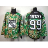 nhl jerseys new york rangers #99 gretzky camo[patch C]