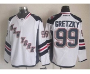 nhl jerseys new york rangers #99 gretzky white[2014 new stadium]