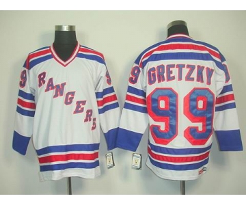 nhl jerseys new york rangers #99 gretzky white