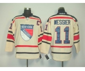 nhl jerseys york rangers #11 messier white[2011 new]