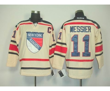 nhl jerseys york rangers #11 messier white[2011 new]