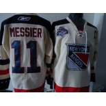 nhl new york rangers #11 messier white(2012 winter classic)