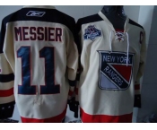 nhl new york rangers #11 messier white(2012 winter classic)