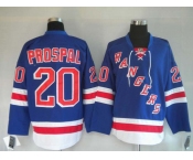 nhl new york rangers #20 prospal blue