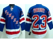 nhl new york rangers #23 drury blue