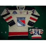 nhl new york rangers #24 callahan white (2012 winter classic)