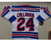 nhl new york rangers #24 callahan white