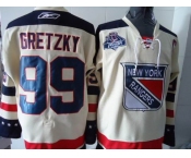 nhl new york rangers #99 gretzky white(2012 winter classic)