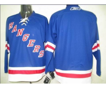 nhl new york rangers blank jersey blue