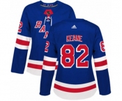 Women Adidas New York Rangers #82 Joey Keane Authentic Royal Blue Home NHL Jersey