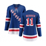 Women New York Rangers #11 Mark Messier Fanatics Branded Royal Blue Home Breakaway NHL Jersey