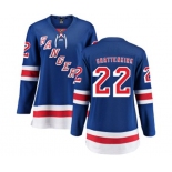 Women New York Rangers #22 Kevin Shattenkirk Fanatics Branded Royal Blue Home Breakaway NHL Jersey