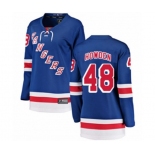 Women New York Rangers #48 Brett Howden Fanatics Branded Royal Blue Home Breakaway NHL Jersey