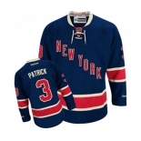 Women Reebok New York Rangers #3 James Patrick Authentic Navy Blue Third NHL Jersey