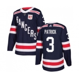 Youth Adidas New York Rangers #3 James Patrick Authentic Navy Blue 2018 Winter Classic NHL Jersey