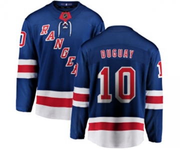 Youth New York Rangers #10 Ron Duguay Fanatics Branded Royal Blue Home Breakaway NHL Jersey