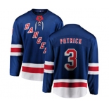 Youth New York Rangers #3 James Patrick Fanatics Branded Royal Blue Home Breakaway NHL Jersey