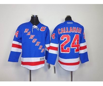 youth nhl jerseys new york rangers #24 callahan lt.blue