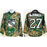 youth nhl jerseys new york rangers #27 mcdonagh camo