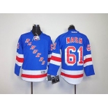 youth nhl jerseys new york rangers #61 nash lt.blue