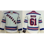 youth nhl jerseys new york rangers #61 nash white