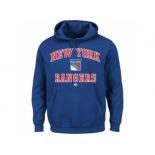 New York Rangers Majestic Royal Blue Heart & Soul Hoodie