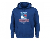 New York Rangers Majsetic Royal Blue Critical Victory VIII Pullover Hoodie