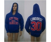 nhl jerseys new york rangers #30 lundqvist blue[pullover hooded sweatshirt][ccm]